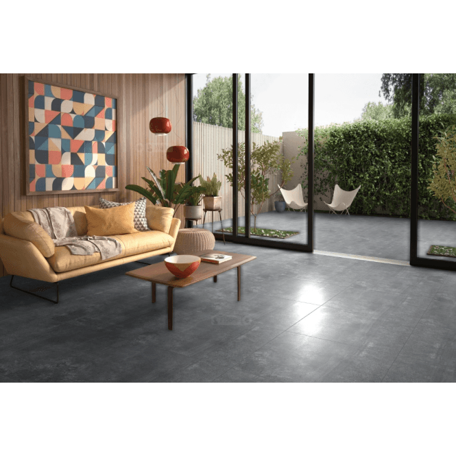 Opificio Anthracite Matt 80cm x 80cm Floor Tile