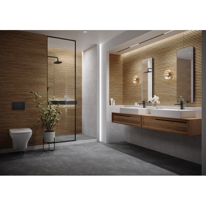 Orient Beige Black Matt 39.8cm x 119.8cm Wall Tile