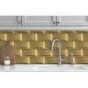 Original Bevel Gold 10cm x 20cm Wall Tile