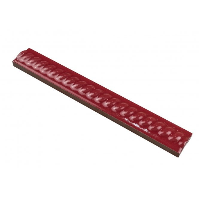 Heckstream Original Red Rope 2.7cm x 20cm Border Tile