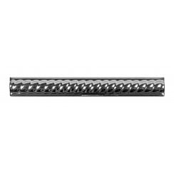 Heckstream Original Rope Chrome 2.5cm x 20cm Border Tile
