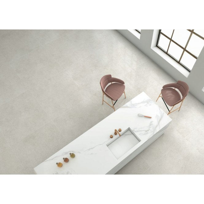 Italian Design Origini Matt White 90cm x 90cm Floor Tile