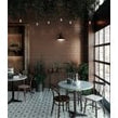 Orion Metallic Brick Rose Gold 28cm Wall Tile