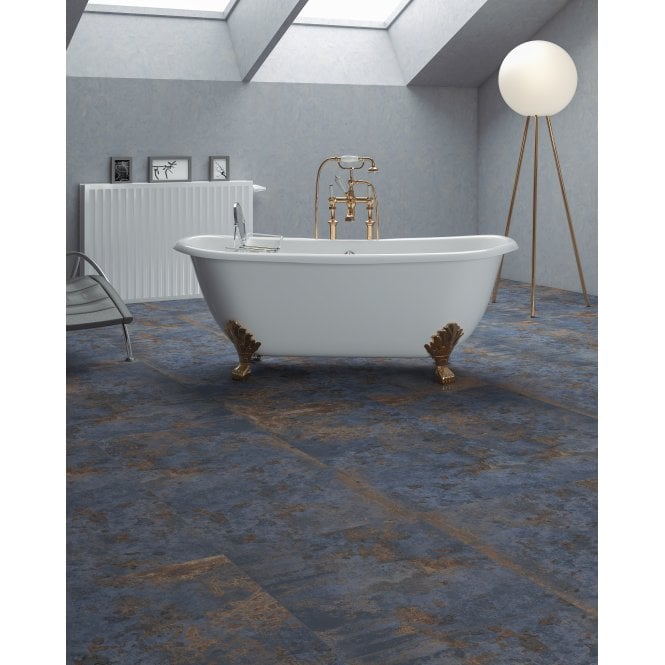 Oxide Cobalt Semi Lapp 60cm x 60cm Floor Tile