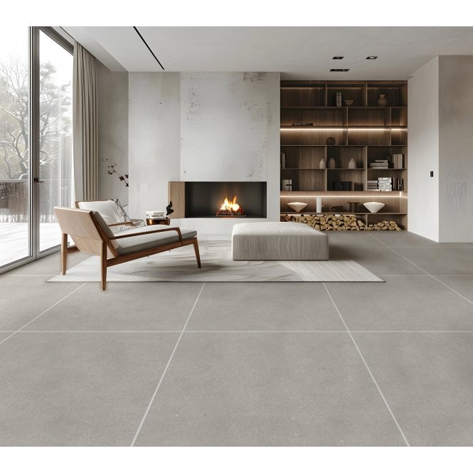 Padova Grey 120cm x 120cm Wall and Floor Tile