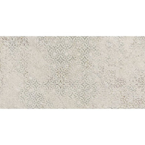 Padua Share Ivory Decor 25cm x 50cm Wall Tile