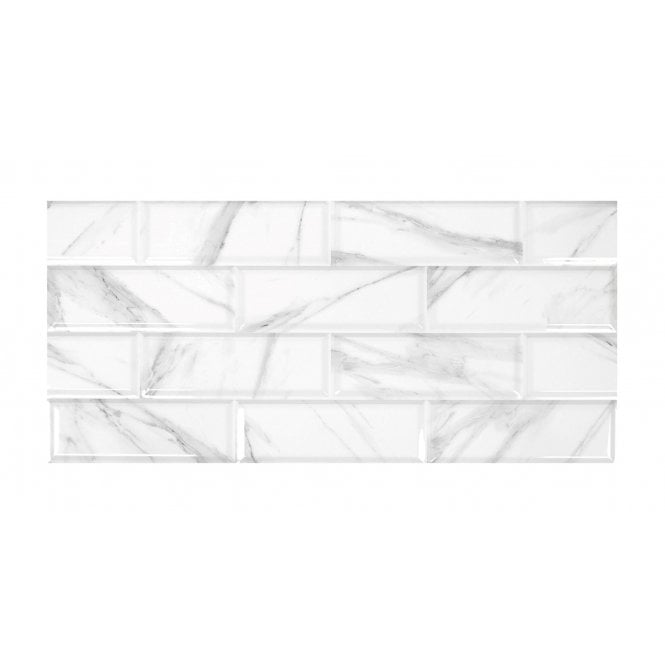 Palatina White Decor 30cm x 60cm Wall Tile