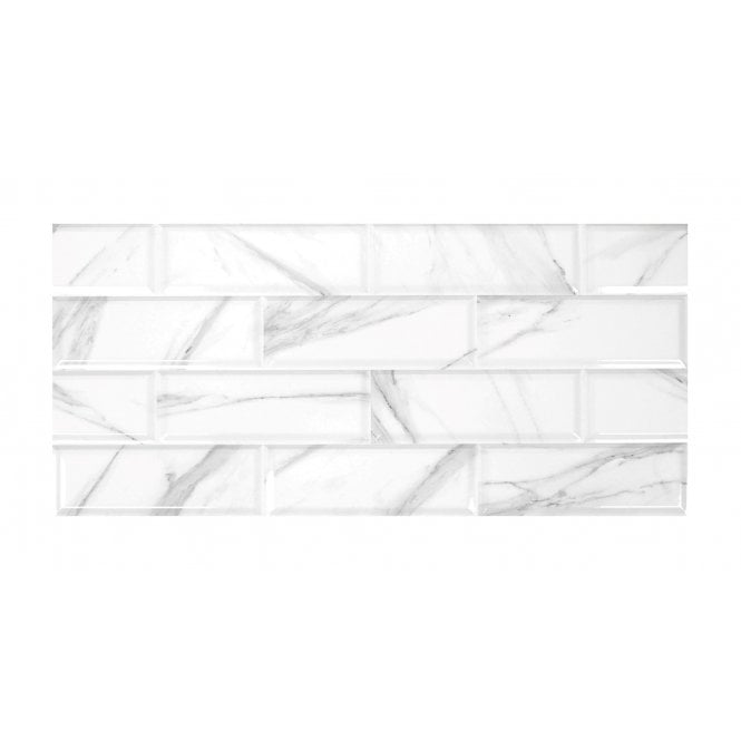 Palatina White Decor 30cm x 60cm Wall Tile