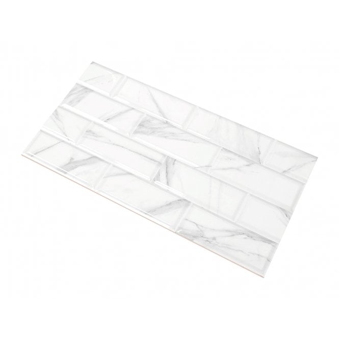Palatina White Decor 30cm x 60cm Wall Tile