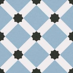 Vives Palau Celeste 20cm x 20cm Floor Tile