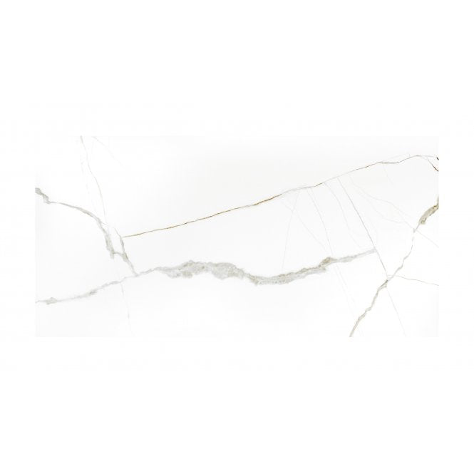 Pamena White 60cm x 60cm Wall and Floor Tile