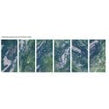 Paradise Blue Amazon Onyx 42.7cm x 86.2cm Wall & Floor