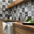 Parian Medium Grey 14.2cm x 14.2cm Wall & Floor Tile - 12 pack