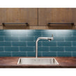 Parisien Metro Crackle Blue 7.5cm x 22.5cm Wall Tile