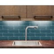 Parisien Metro Crackle Blue 7.5cm x 22.5cm Wall Tile