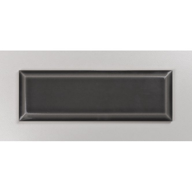 Parisien Metro Crackle Charcoal 7.5cm x 22.5cm Wall Tile