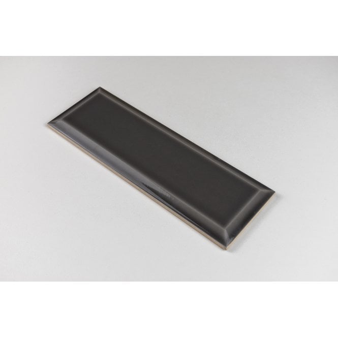 Parisien Metro Crackle Charcoal 7.5cm x 22.5cm Wall Tile