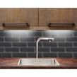 Parisien Metro Crackle Charcoal 7.5cm x 22.5cm Wall Tile