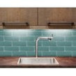 Parisien Metro Crackle Emerald 7.5cm x 22.5cm Wall Tile