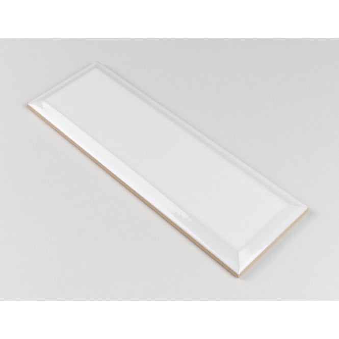 Parisien Metro Crackle Ice White 7.5cm x 22.5cm Wall Tile