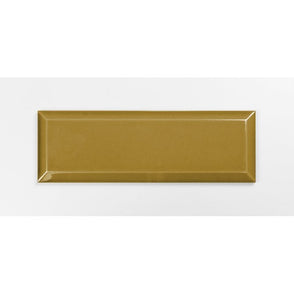 Parisien Metro Crackle Mustard 7.5cm x 22.5cm Wall Tile
