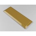Parisien Metro Crackle Mustard 7.5cm x 22.5cm Wall Tile