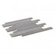 Paros Dark Grey Interlocking 29.5cm x 33.2cm Mosaic Tile