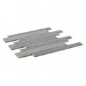 Paros Dark Grey Interlocking 29.5cm x 33.2cm Mosaic Tile