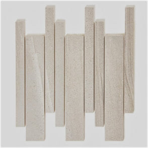 Paros Taupe Interlocking 29.5cm x 33.2cm Mosaic Tile