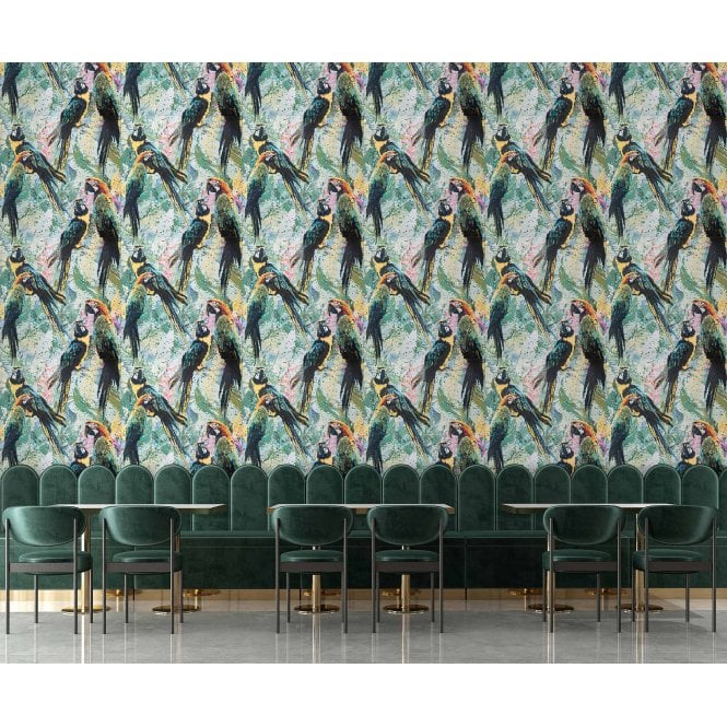 Parrot Decor Pattern 45cm x 90cm Wall Tile (8 Tiles)