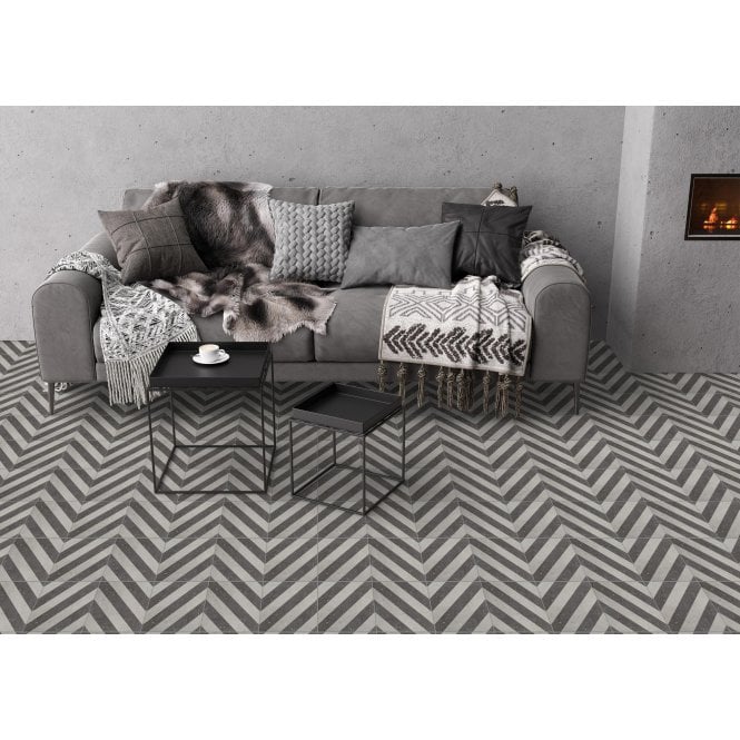 Pastiera Grafito 20cm x 20cm Wall & Floor Tile