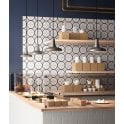Italian Design Patchwork B&W 01 20cm x 20cm Wall & Floor Tile