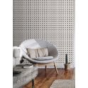 Patchwork Clover Black 29.8cm x 29.8cm Wall & Floor Tile