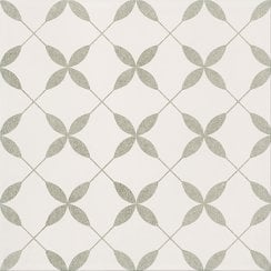 Patchwork Clover Grey 29.8cm x 29.8cm Wall & Floor Tile
