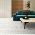 Patchwork Clover Grey 29.8cm x 29.8cm Wall & Floor Tile