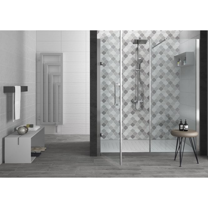 Italian Design Pattern Mix Cenere 25cm x 60cm Wall Tile