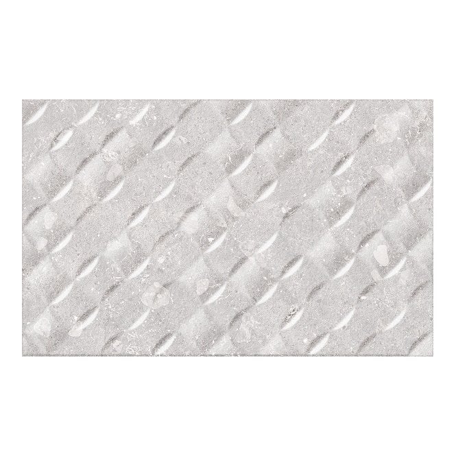 Pavimento Light Grey Decor 25cm x 40cm Wall Tile