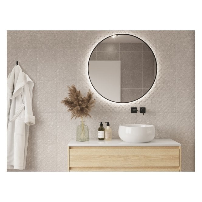 Pavimento Light Grey Decor 25cm x 40cm Wall Tile