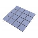Payan Square Airforce Blue (7.3cm x 7.3cm) 30.5cm x 30.5cm Mosaic Tile