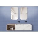 Payan Square Airforce Blue (7.3cm x 7.3cm) 30.5cm x 30.5cm Mosaic Tile