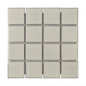 Payan Square Bone (7.3cm x 7.3cm) 30.5cm x 30.5cm Mosaic Tile