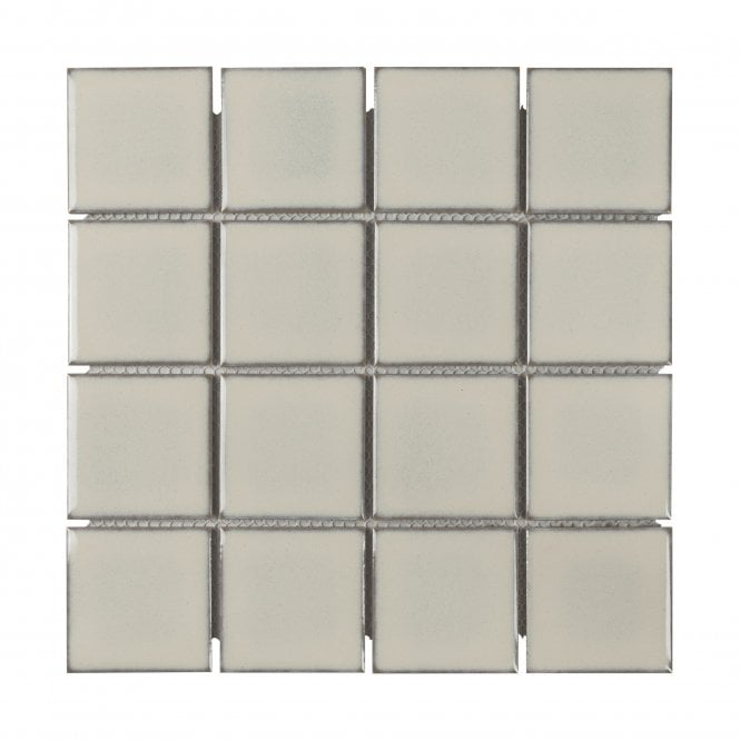 Payan Square Bone (7.3cm x 7.3cm) 30.5cm x 30.5cm Mosaic Tile