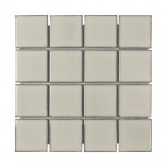 Payan Square Bone (7.3cm x 7.3cm) 30.5cm x 30.5cm Mosaic Tile