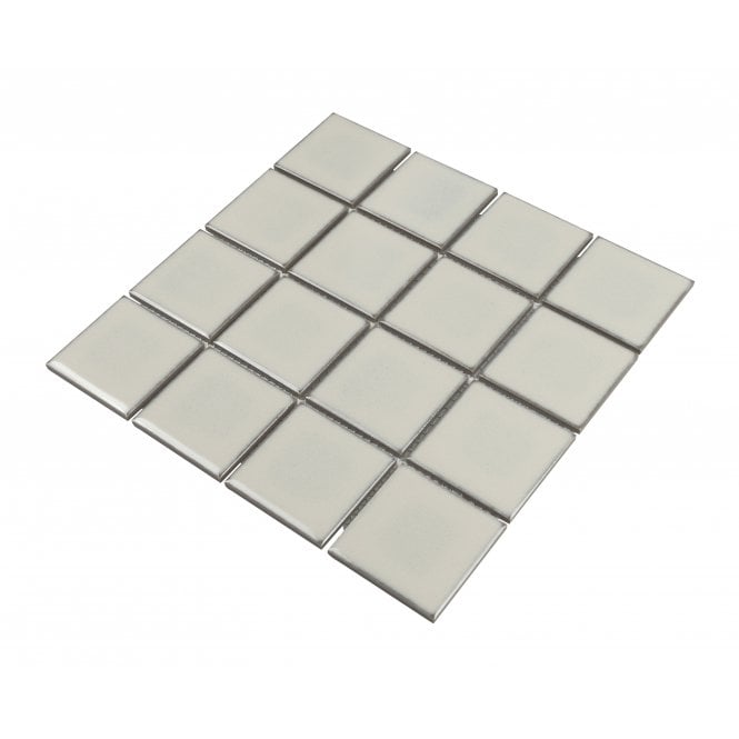 Payan Square Bone (7.3cm x 7.3cm) 30.5cm x 30.5cm Mosaic Tile