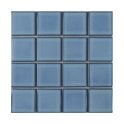 Payan Square Cyan Blue (7.3cm x 7.3cm) 30.5cm x 30.5cm Mosaic Tile