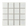 Payan Square Ghost White (7.3cm x 7.3cm) 30.5cm x 30.5cm Mosaic Tile