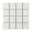 Payan Square Ghost White (7.3cm x 7.3cm) 30.5cm x 30.5cm Mosaic Tile