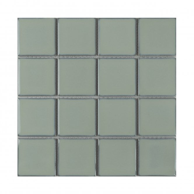 Payan Square Mint Green (7.3cm x 7.3cm) 30.5cm x 30.5cm Mosaic Tile
