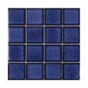 Payan Square Prussian Blue (7.3cm x 7.3cm) 30.5cm x 30.5cm Mosaic Tile