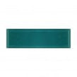 British Ceramic Tile Peacock Bevel Gloss Metro V&A 14.8cm x 49.8cm Wall Tile